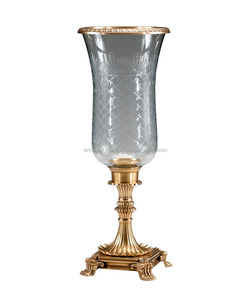 Christmas Decorative Crystal <b>Hurricane</b> Candle Holder Handmade - Product Image 2