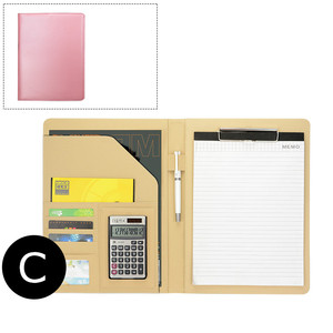 Tùy chỉnh chuyên nghiệp A4 PU <span class=keywords><strong>Leather</strong></span> thư mục cho Giám đốc điều hành biểu tượng tùy chỉnh Quản lý hội nghị clipboard cho nộp hồ sơ - Product Image 2