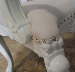 Muebles de silla de boda real tallada pesada - Product Image 6