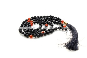 Pearl Beaded <b>Necklace</b> Handcrafted <b>Boho</b> for Meditation Practice Premium Quality Fine Craftsmanship - Product Image 3