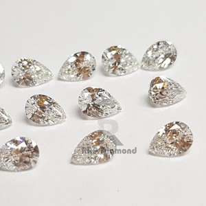 Diamant de laboratoire VVS Clarity 0.60 à 0.69 Carat GHI Couleur Prix bas Blanc Fancy Poire Cut Shape IGI Certified CVD Diamants - Product Image 2