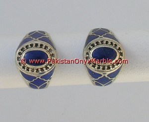 Bague en argent sterling avec lapis-lazuli, bijoux anciens - Product Image 6