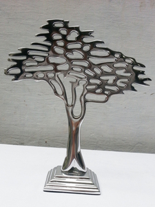 SCULPTURE d'arbre en métal décoratif, 1 pièce, arbre mural, ART et accessoires décoratifs, prix total - Product Image 2