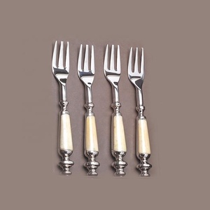 Juego de cubiertos de acero inoxidable aptos para lavavajillas, juego de cubiertos con mango de hueso, utensilios de fiesta de lujo, juego de tenedor - Product Image 2