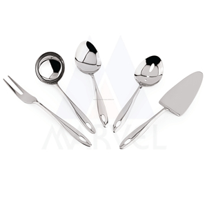 Ustensiles de service de table ménagers en acier inoxydable Lara pour hôtel Restaurant maison - Product Image 2