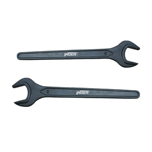 Clé à molette à extrémité ouverte noire en acier au carbone à haute résistance avec Logo personnalisé, fournisseur en gros - Product Image 1