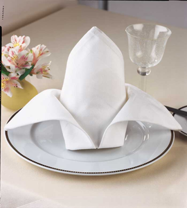 Serviette en coton uni style jacquard - Product Image 1