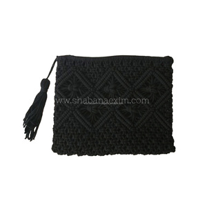 Pochette en macramé pour femme, sac de plage, sac à main Boho, nouvelle collection - Product Image 4