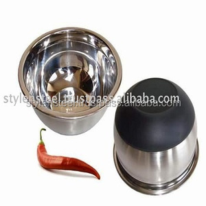 ชามผสมลึกป้องกันการลื่นไถล L อเนกประสงค์แบบไม่ติดซ้อนกันได้ชามผสมทำจากสเตนเลสสตีล - Product Image 2