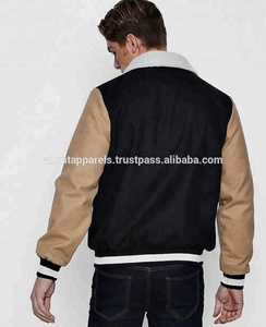 Vestes universitaires en laine de baseball en coton respirant de haute qualité de conception populaire personnalisée en vrac - Product Image 3