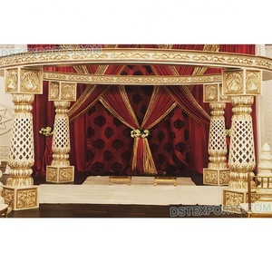 Mkt de mariage en forme d'éléphant du sud-indien, set de socle doré pour le mariage - Product Image 4