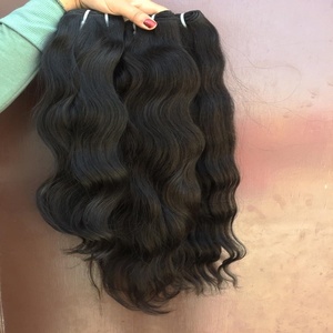 Pure Original Indian Remy Hair Temple Virgin Onda suelta/Extensión de cabello humano de color natural ondulado - Product Image 2