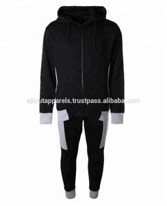 ชุดวอร์มผ้าฝ้าย100% สำหรับผู้ชาย,ชุดวอร์มแบบเข้ารูปสำหรับใส่เล่นยิม - Product Image 3