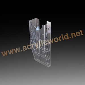 Portafolletos de pared acrílico A5 de 3 niveles y 4 bolsillos de fábrica - Product Image 1