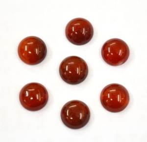 Cabujón de piedras preciosas sueltas de ónix rojo Natural, forma redonda pulida, cabujón de cristal de todos los tamaños para joyería, fabricación de colgantes de piedra - Product Image 2