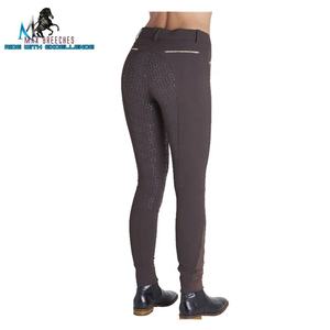 Servicio OEM disponible Pantalones de asiento completo de silicona para montar a caballo Productos de caballos personalizables - Product Image 6