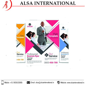 Customized Advertising Flyers Brochure Printing Service Buy From Leading Exporter - Product Image 2