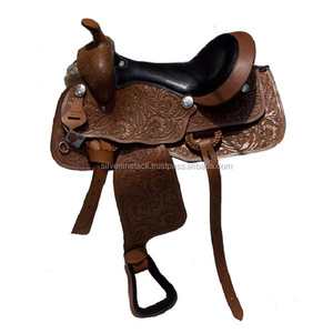 Selles Western en cuir sculptées à la main - Product Image 3