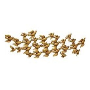 Design d'oiseau plaqué or Art mural luxe fantaisie moderne nouveau Design décoration fantaisie vente en gros Art mural - Product Image 1