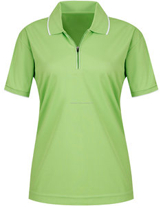 เสื้อโปโลแขนสั้นมีซิปสำหรับผู้หญิง,เสื้อยืดกีฬา - Product Image 1