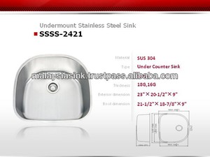 Fregadero de Cocina Mini de Lujo de Alta Gama, Diseño Moderno Cuadrado, Acero Inoxidable, Un Solo Tazón, Superficie Cepillada - Product Image 4