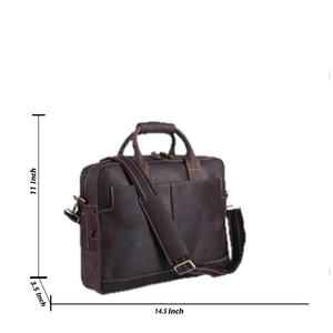 Bolso ejecutivo de cuero genuino Napa de vaca, elegante, de Leo Torresi, para portátil, para hombres y mujeres - Product Image 5