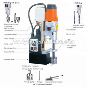 [Pratique D'âge]-4 Vitesses Base Pivotante Machine De Forage Magnétique (MW2500-038) - Product Image 2