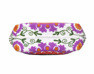 Bolso de mano de hilo de lana bordado Suzani para mujer, bolso de hombro duradero, monedero con decoración bordada, bolso de compras Suzani - Product Image 6