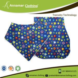Waterproof Fabric Organic 100% Cotton New Born Bandana Baby Bibs - Product Image 5