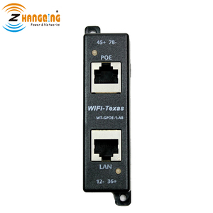 Inyector PoE pasivo Gigabit, 1 puerto, Modo A + B, inyector/divisor PoE