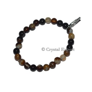 Alibaba Top Seller <b>Gemstone</b> Black Onyx <b>Bracelets</b> With Owl - Product Image 1