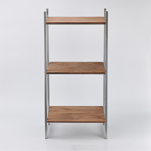 Un support de rangement de salle de bain écologique à 3 niveaux avec planche en bois massif pour hôtel - Product Image 4