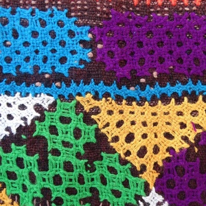 Venta al por mayor vintage hecho a mano bordado banjara chal de lana rabari tirar - Product Image 3
