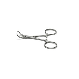 คีมหนีบผ้าเช็ดตัว13ซม. ทำจากสแตนเลสอุปกรณ์ผ่าตัด - Product Image 1