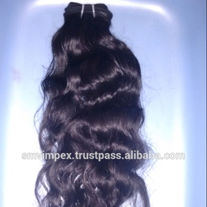 ผมมนุษย์บริสุทธิ์ไม่ผ่านการทำผมมนุษย์ผมต่อแบบเป็นลอนธรรมชาติสีธรรมชาติผมนุ่มและเรียบเนียน - Product Image 2