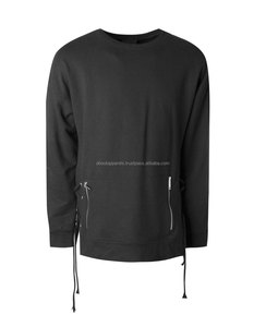 Sweat-shirt à capuche pour homme, nouveau design 2026, streetwear noir, imprimé lettres, logo personnalisé, col rond, respirant, en coton - Product Image 4