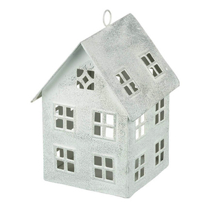 Galvanisé Maison De Noël Bougeoir - Product Image 1