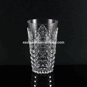 Vaso clásico de plástico para interiores de 15oz, PS SAN como acrílico, sin BPA, vasos y decoración sostenibles - Product Image 3