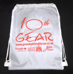 Logotipo personalizado Antirrobo Uso diario Marco externo Mochila con cordón 210D Poliéster Unisex Bolsa promocional impermeable - Product Image 4