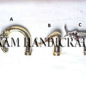 Bastón de madera Bastón de paraguas Asas de latón - Product Image 1