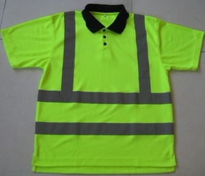 custom oem safety reflective work <b>shirt</b> with <b>polo</b> collar - Product Image 1