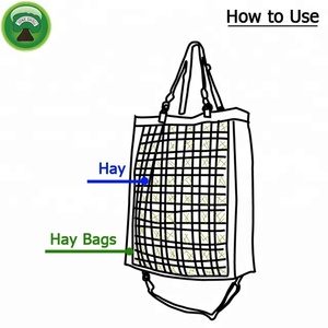 Alimentador de caballos de nailon 600D, bolsas de heno para caballos, venta al por mayor - Product Image 6