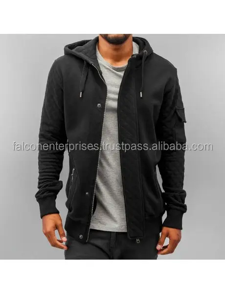 Long Button Up and Zip Up Hoodie / Classy Heavy Weight Long Button up and zip Up Hoodie