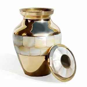 Urnes funéraires classiques en métal pour chats/chiens, drapeau américain commémoratif, pour cendres funéraires - Product Image 4