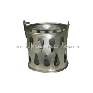 Vente en gros de bougies décoratives bougeoirs votifs en métal avec poignée en fil de fer bougeoirs votifs en métal faits à la main - Product Image 1