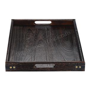 Wholesale Handmade <b>Wooden</b> <b>Serving</b> <b>Tray</b> Manufacturer and Exporter at Best Quality and Highest Standard with Reasonable Price - Product Image 3