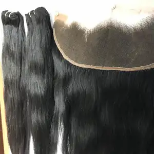 Capelli indiani grezzi economici della fabbrica umani, estensioni dei capelli umani naturali di Remy, capelli umani di estensioni dei capelli vergini dell'onda del corpo