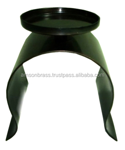 Bougeoir en fer noir fantaisie bougeoirs coniques simples bougeoir en métal décoration de Table de Restaurant - Product Image 5