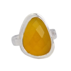 การออกแบบยอดนิยมที่มีประสิทธิภาพ925สเตอริงเงิน Aventurine อัญมณีแหวนเงินแฟนซีแหวน Vermeil นิรันดร์ - Product Image 2