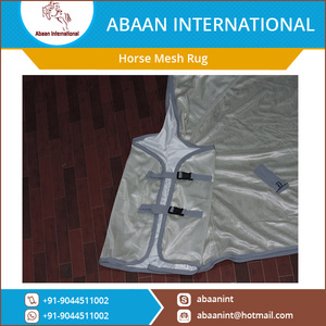 พรมผ้าฝ้ายผสมม้าพร้อมที่คลุมคอระบายอากาศได้ดีพรมที่มั่นคงและมีปลอกผ้าติดอยู่ในฤดูร้อน - Product Image 4